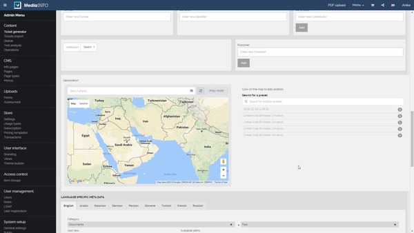 Add metadata by editing a file in import queue | MediaINFO